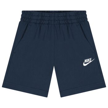 Navy Blue Logo Shorts