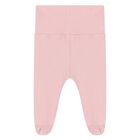 Baby Girls Ivory & Pink Bear Babysuit & Hat Gift Set, 2, hi-res
