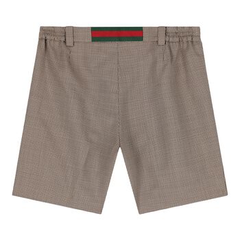 Baby Boys Beige Chevron Shorts