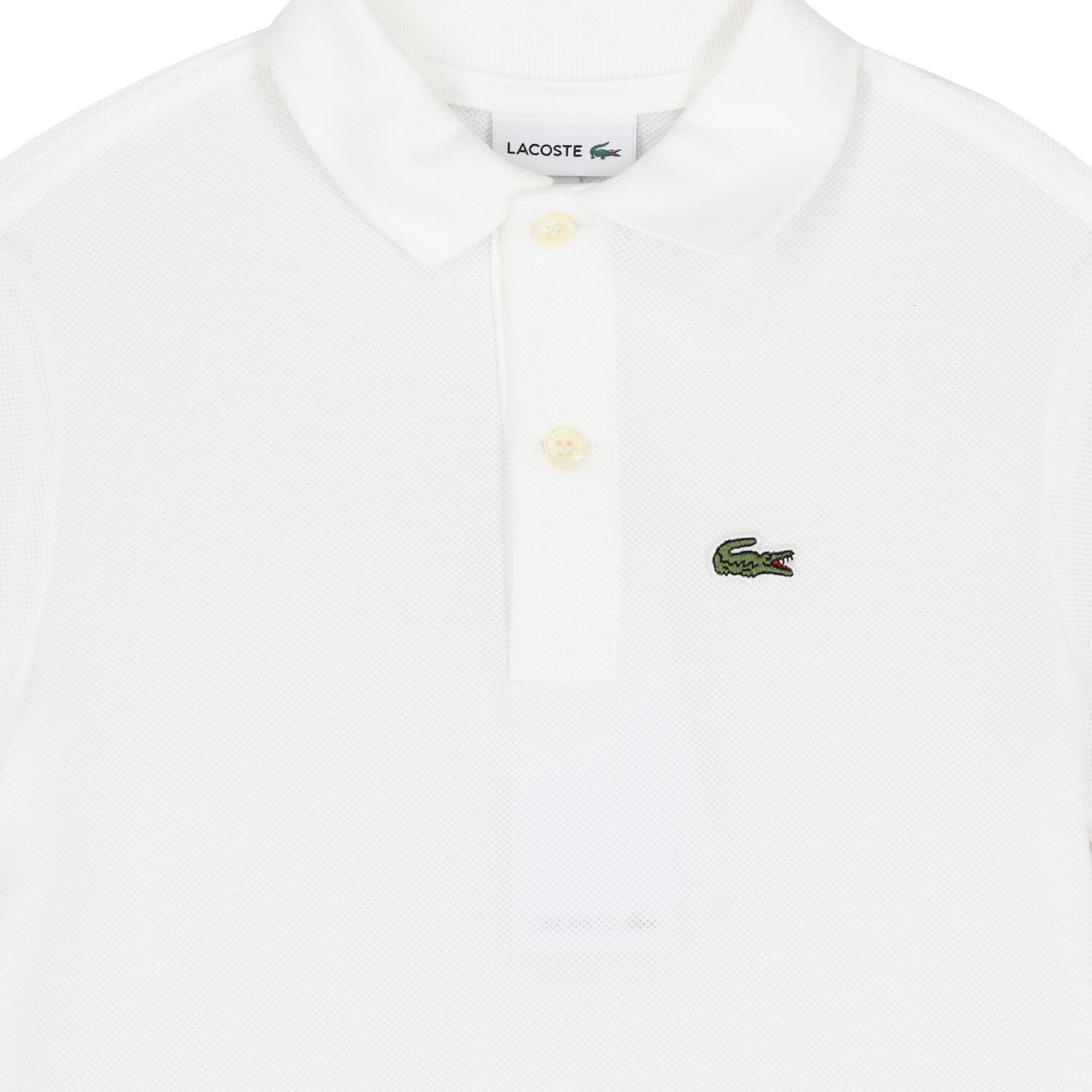 Boys White Logo Polo Shirt, 1, hi-res image number null