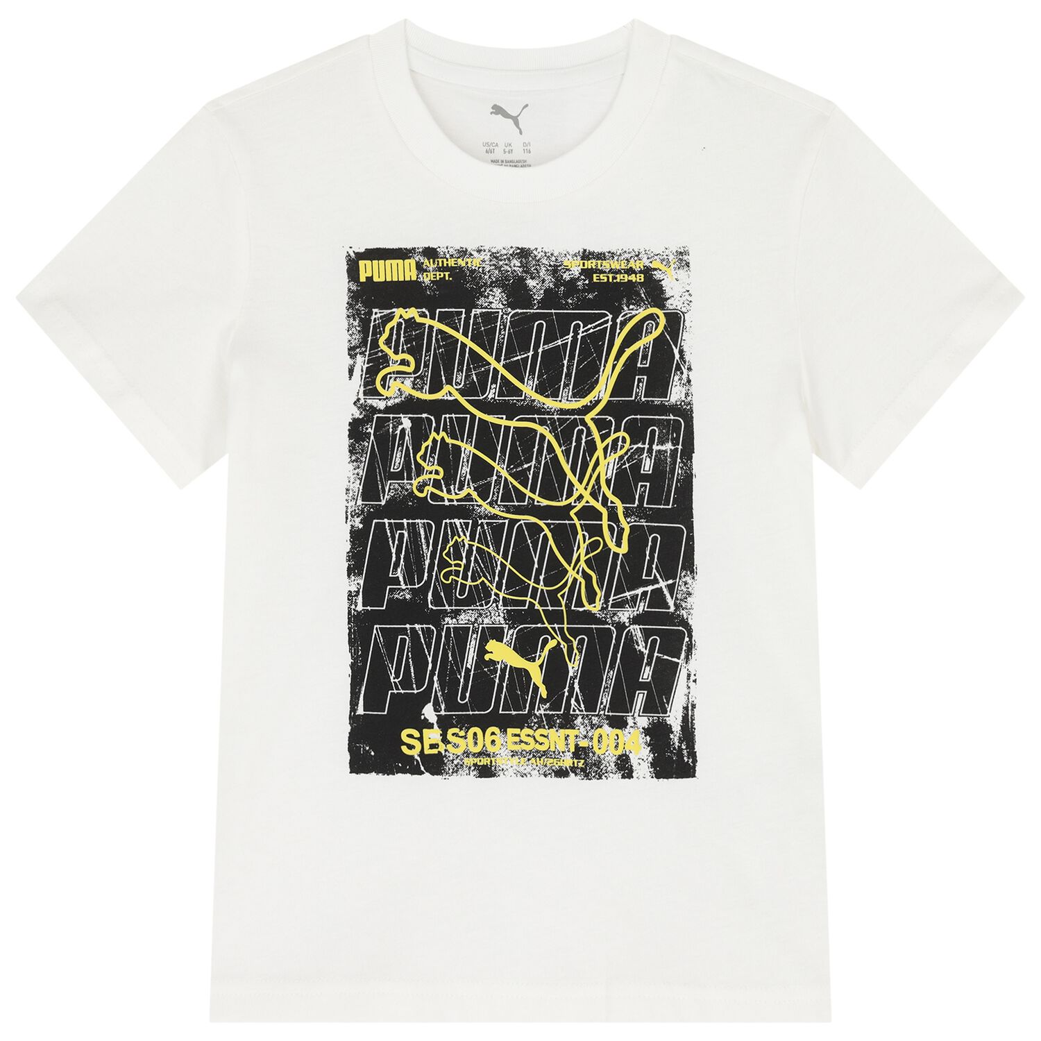 Boys White Logo T-Shirt, 2, hi-res