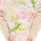 Girls Pink & Aqua Floral Bikini, 1, hi-res