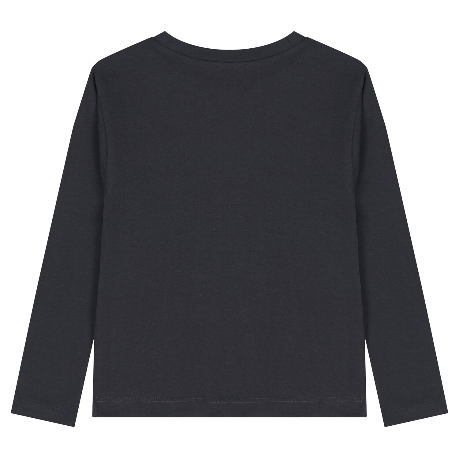 Girls Black Horse Long Sleeve Top, 1, hi-res