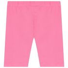 Girls White & Pink Leggings Set, 1, hi-res