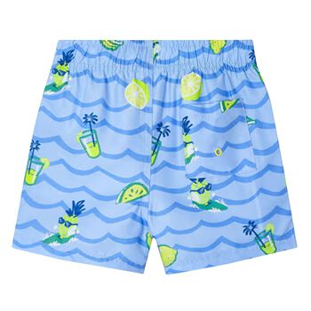 Boys Blue Lemonade Swim Shorts