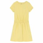Girls Yellow Logo Dress, 1, hi-res