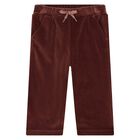 Younger Girls Burgundy Logo Tracksuit, 1, hi-res