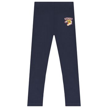 Girls Navy Blue Leggings