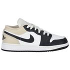 Black, White & Ivory Air Jordan 1 Low Trainers, 4, hi-res