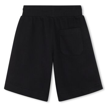 Boys Black Logo Shorts