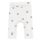 White Teddy Bear Babysuit Gift Set, 1, hi-res