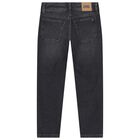 Boys Black Denim Jeans, 1, hi-res