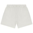Girls Ivory & Silver Shorts, 1, hi-res