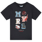 Boys Grey Logo T-Shirt, 1, hi-res