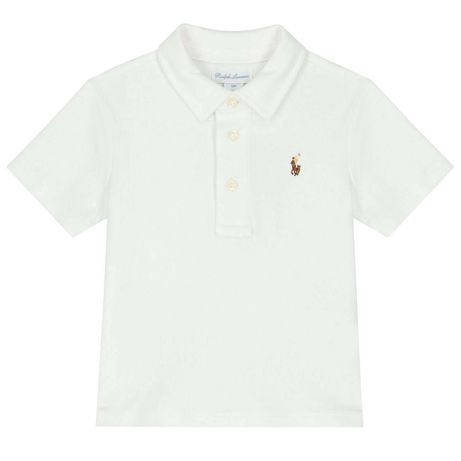 Baby Boys White Logo Shorts Set, 1, hi-res