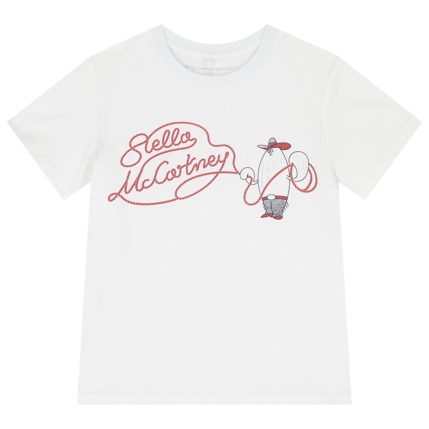 Boys White Logo T-Shirt, 1, hi-res