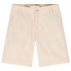 Boys Beige Shorts, 1, hi-res