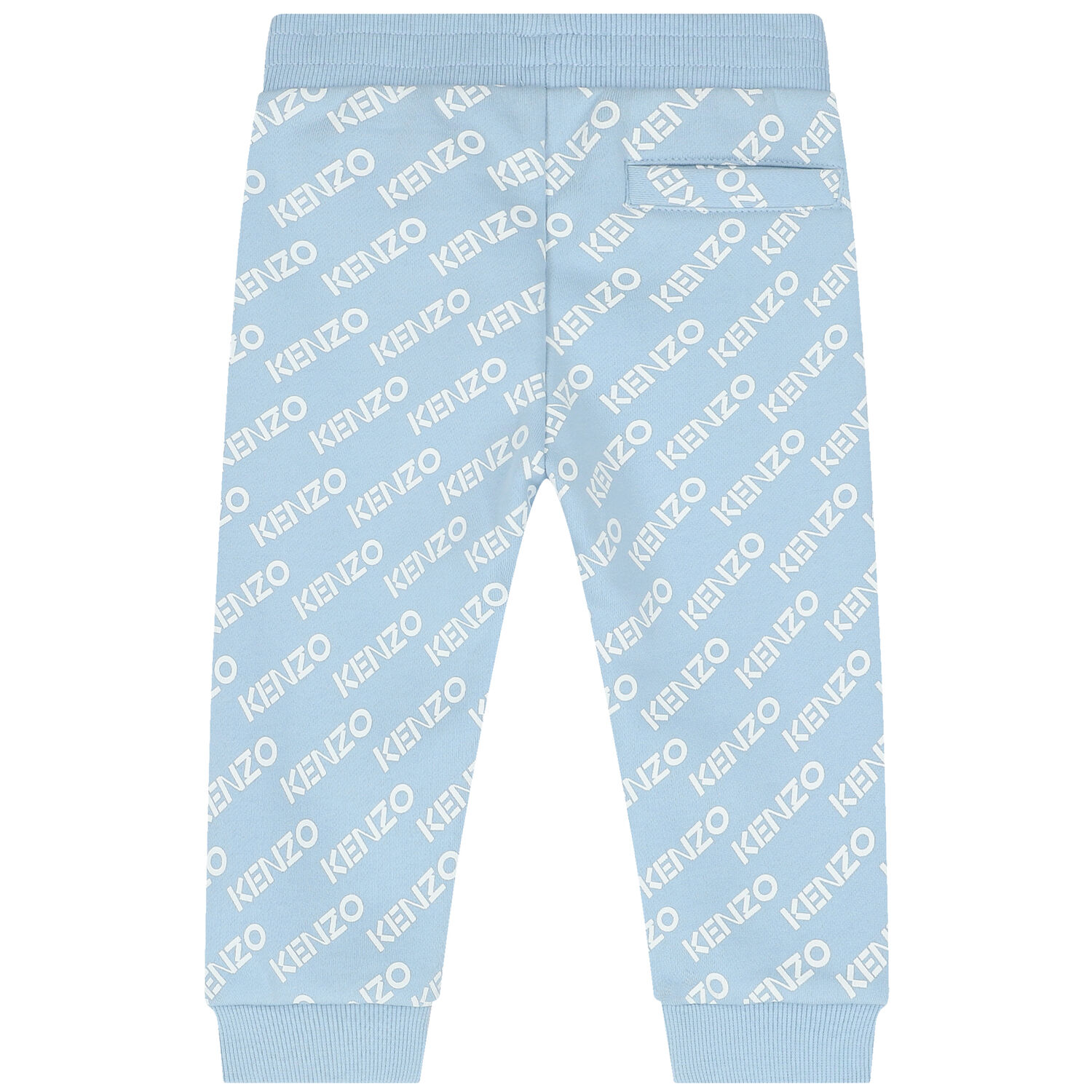 Younger Boys Blue Logo Joggers, 1, hi-res