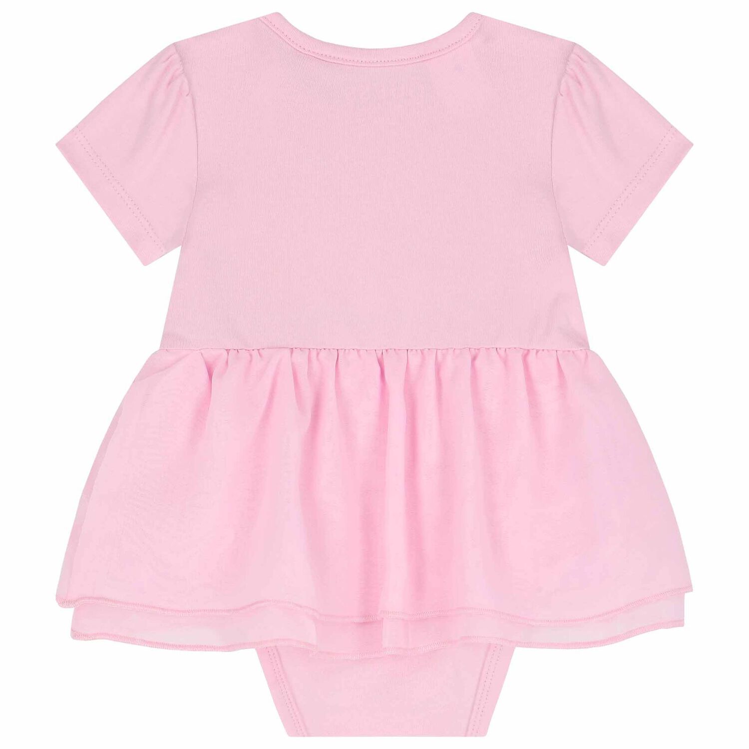 Baby Girls Pink Heart Dress, 1, hi-res image number null