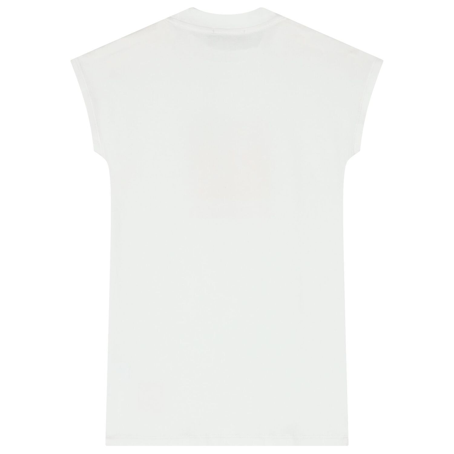 Girls White Logo Dress, 1, hi-res image number null
