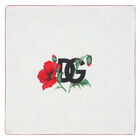 Baby Girls White & Red Poppy Blanket, 1, hi-res