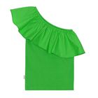 Girls Green Ruffle Rebecca Top, 3, hi-res