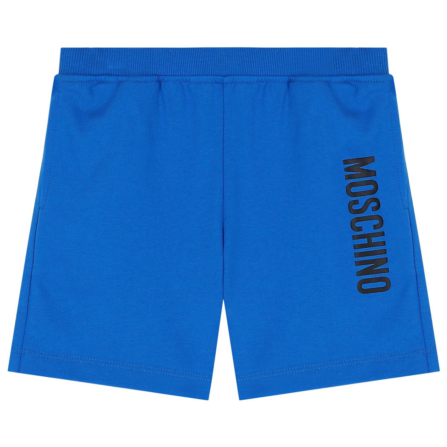 Blue Teddy Bear Logo Shorts Set, 1, hi-res