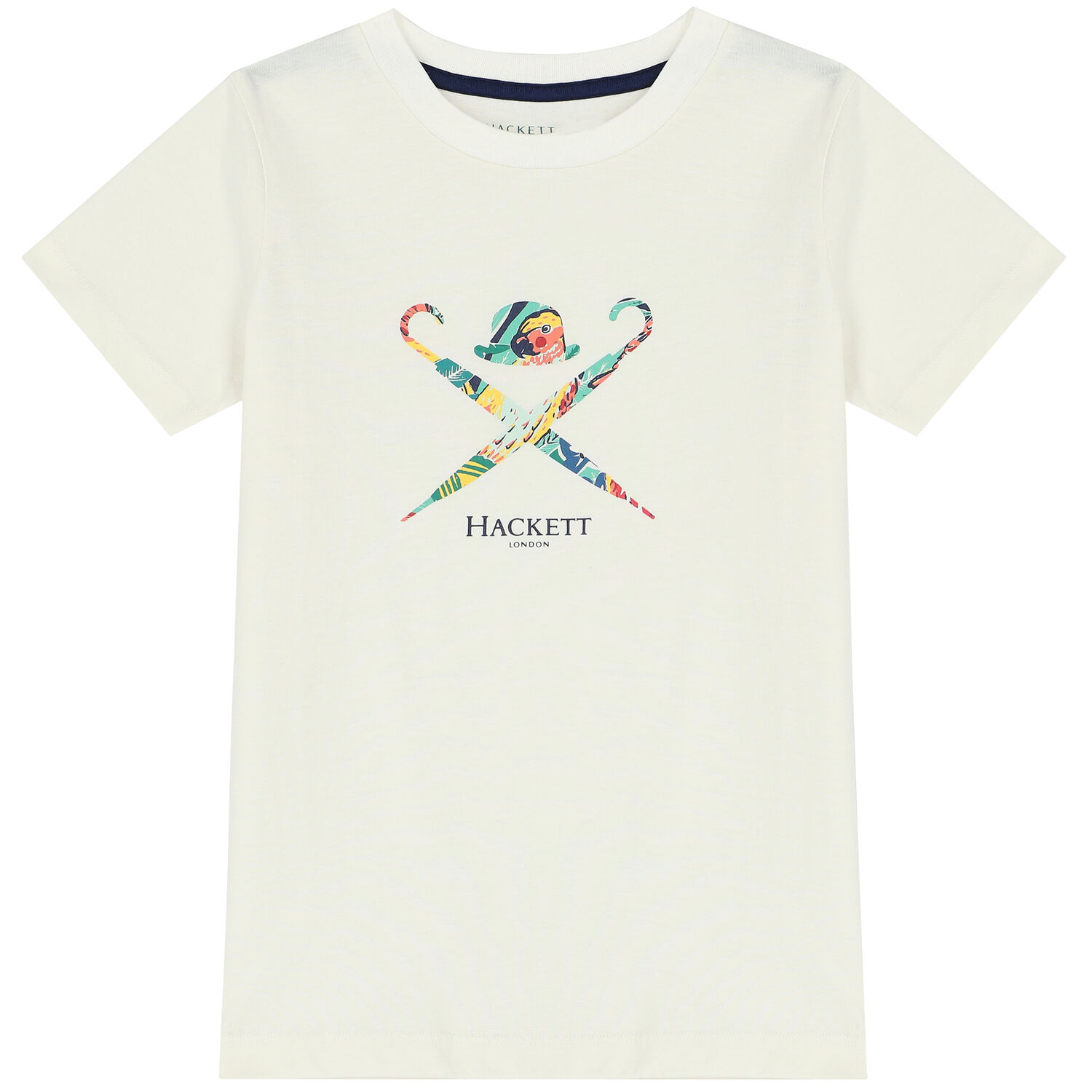 Boys Ivory Logo T-Shirt, 2, hi-res
