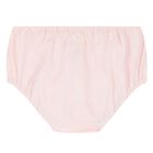 Baby Girls Pink Ruffled Tulle Dress Set, 1, hi-res