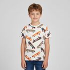 Boys Ivory Skateboard T-Shirt, 1, hi-res