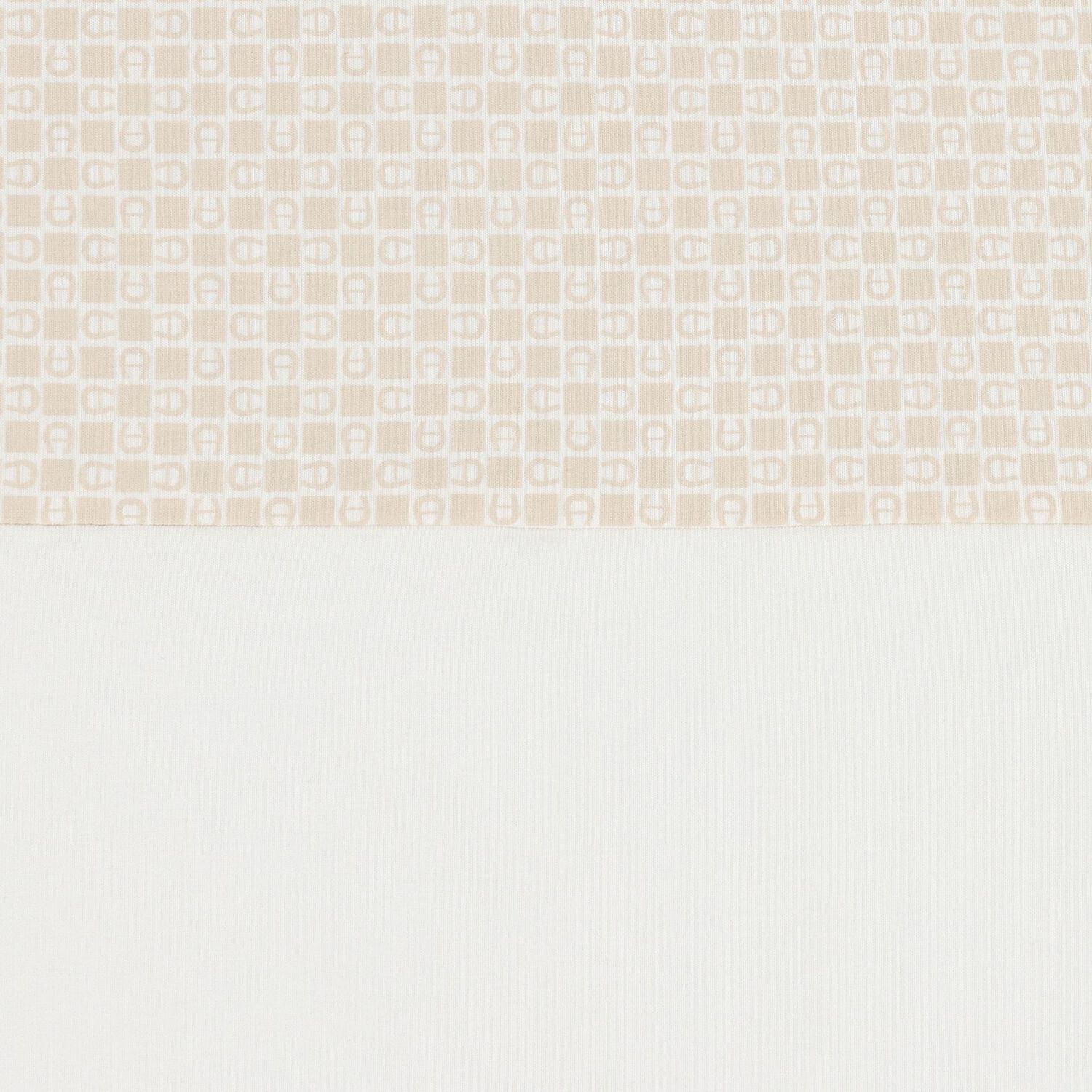 Ivory & Beige Teddy Bear Logo Baby Blanket, 1, hi-res