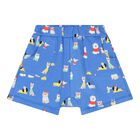 Baby Boys Green & Blue Shorts Set, 2, hi-res