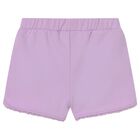 Younger Girls Lilac Shorts, 3, hi-res