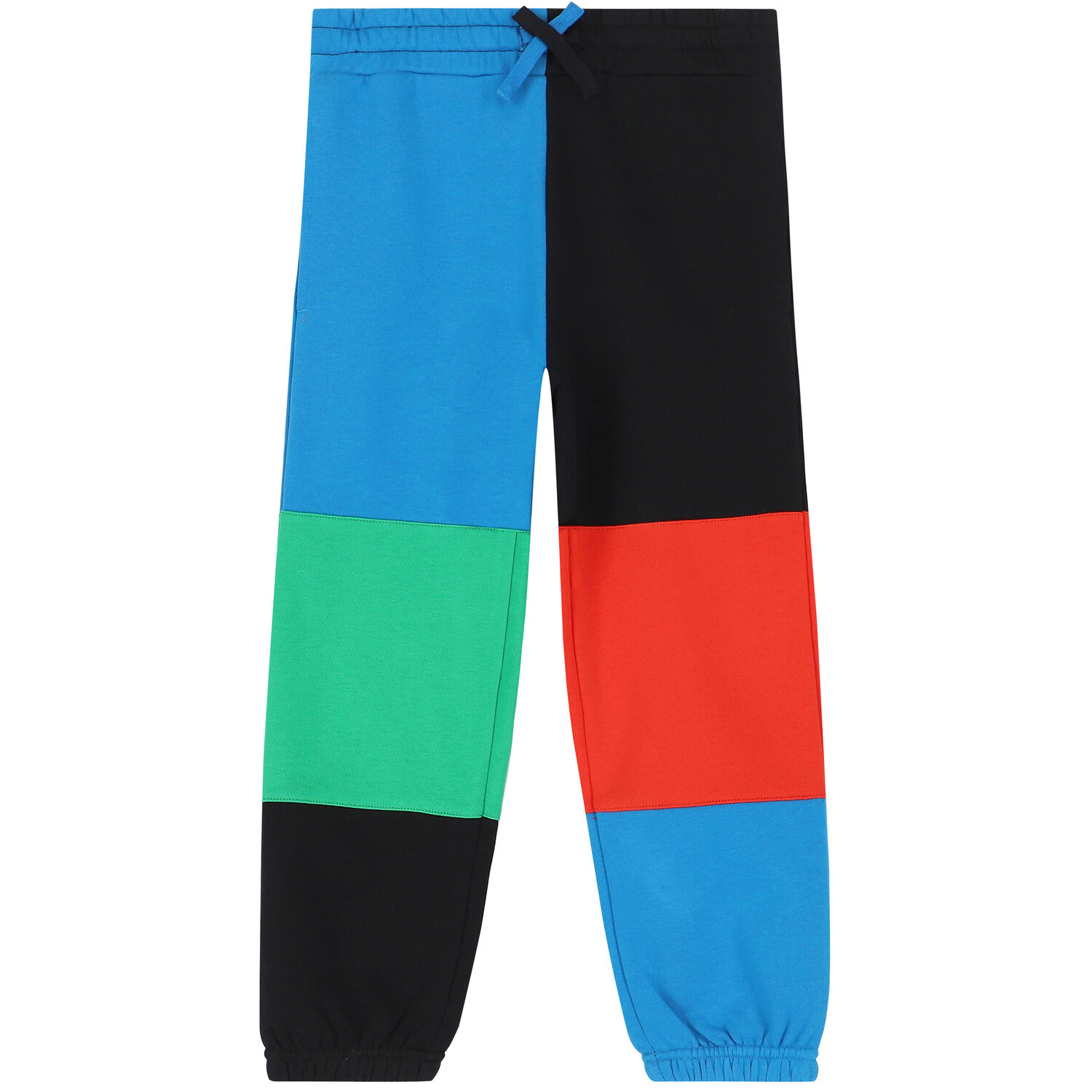 Boys Multi-Colored Panel Joggers, 1, hi-res