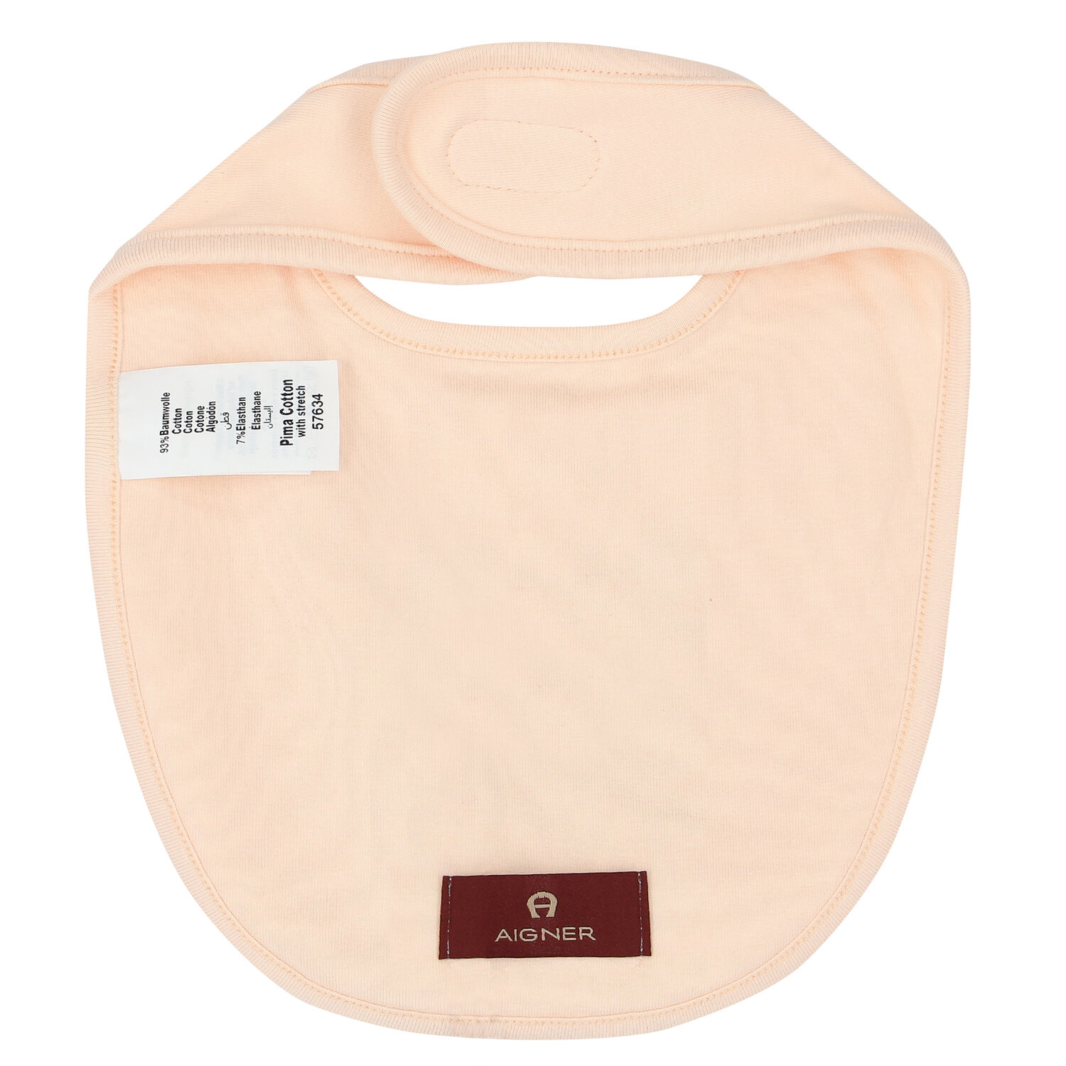Baby Girls Pink Logo Bib, 1, hi-res