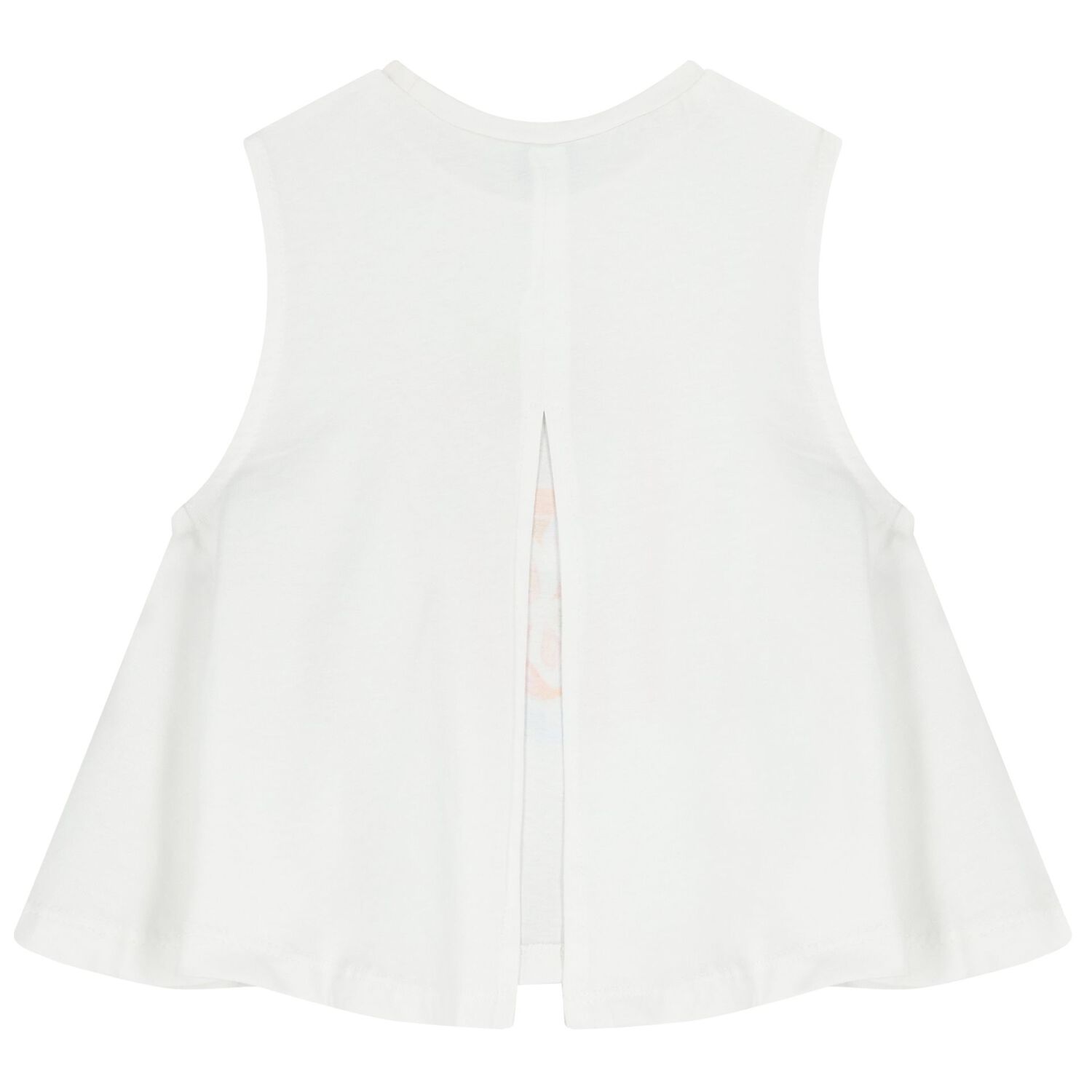 Girls White & Red Shorts Set, 1, hi-res