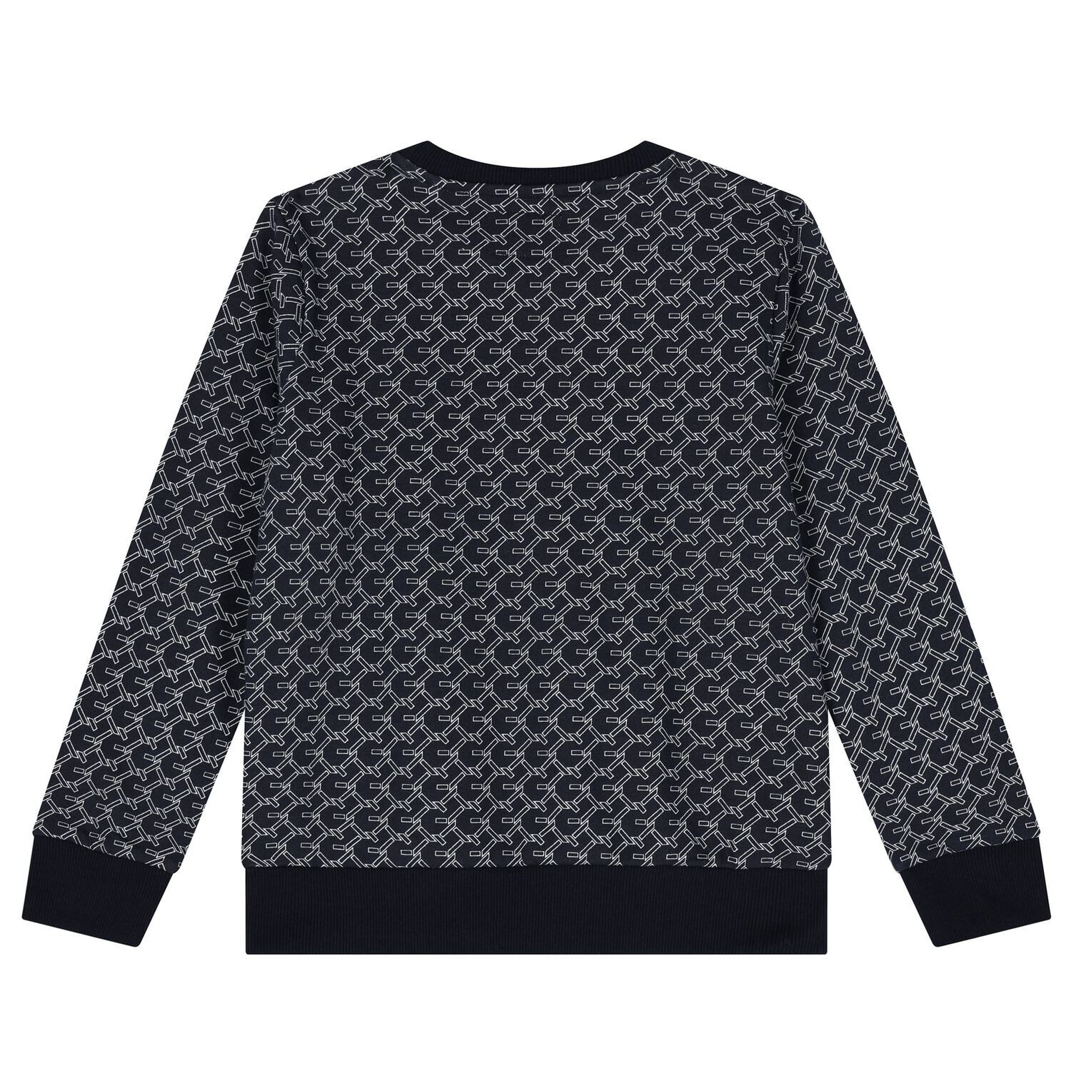 Boys Navy Blue Logo Sweatshirt, 1, hi-res