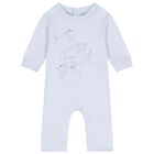 Baby Boys Blue Clouds Romper Gift Set, 1, hi-res