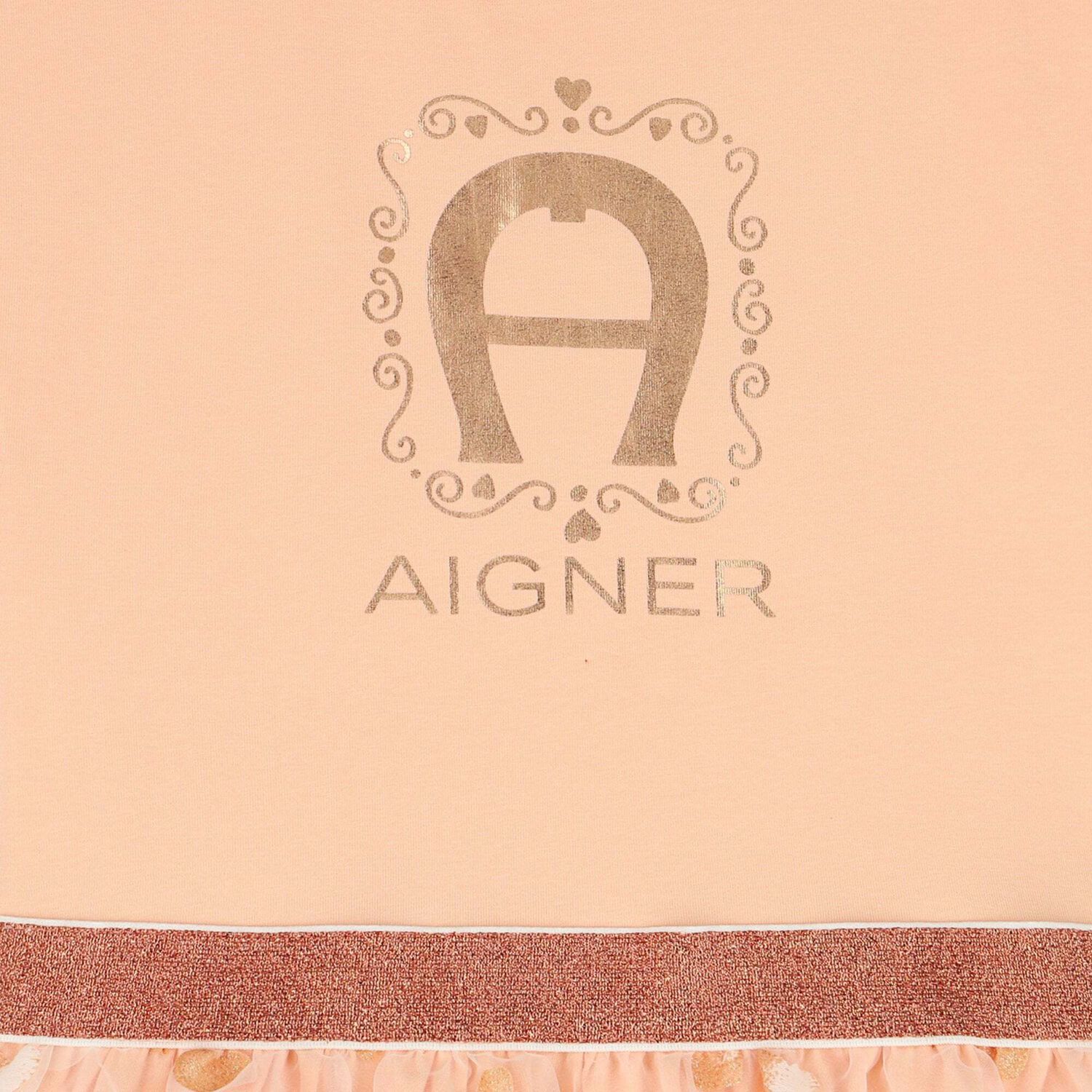 Girls Pink Cotton Dress, 1, hi-res