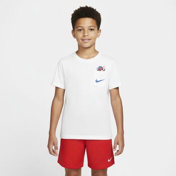 Boys Red Logo Shorts