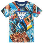Boys Blue Logo T-Shirt, 2, hi-res