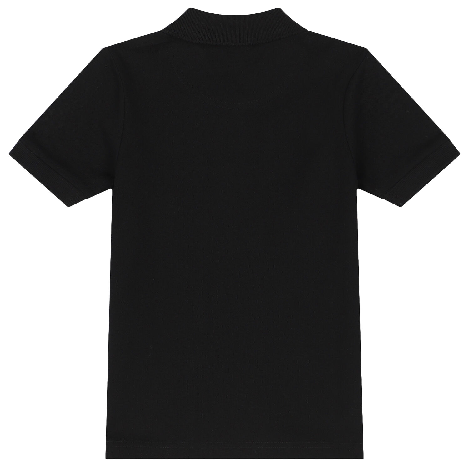 Boys Black Logo Polo Shirt, 3, hi-res