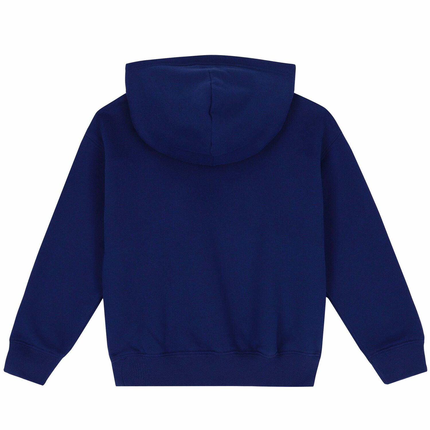 Girls Blue & Pink Hooded Top, 1, hi-res