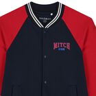 Boys Navy Blue & Red Tracksuit, 1, hi-res