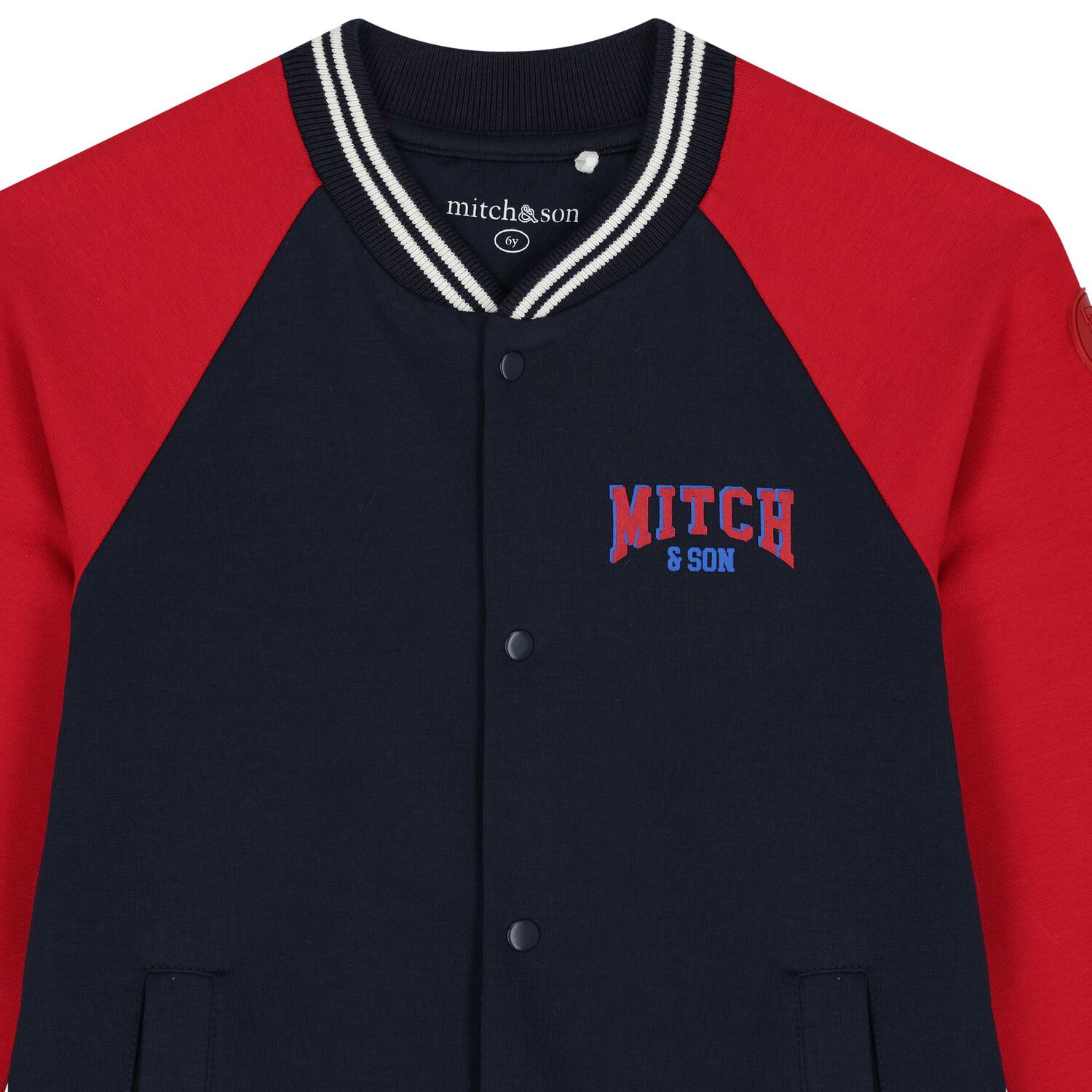 Boys Navy Blue & Red Tracksuit, 1, hi-res image number null