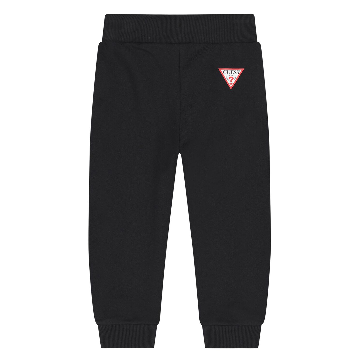 Younger Boys Black Logo Tracksuit, 1, hi-res