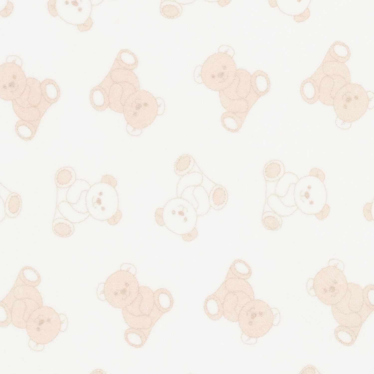 Ivory & Beige Teddy Bear Baby Doudou Comforter, 1, hi-res