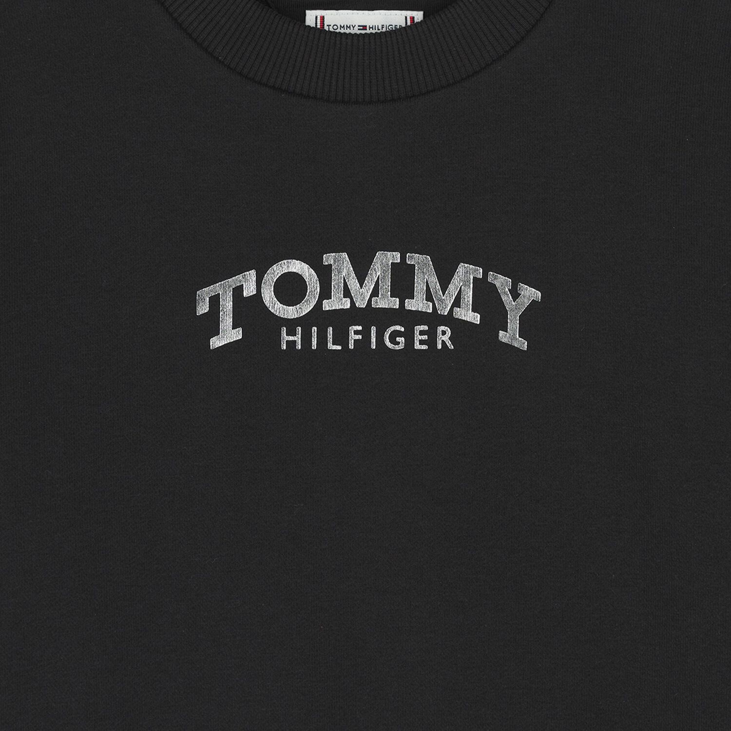 Girls Black Logo Leggings Set, 1, hi-res