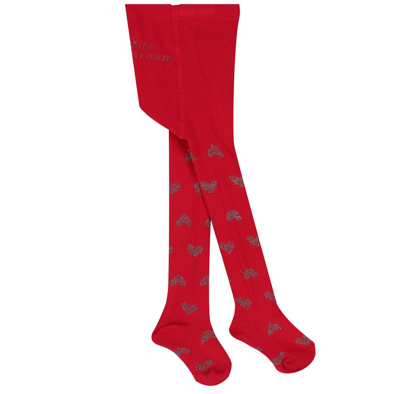 Girls Ivory & Red Hearts Dress Set, 1, hi-res