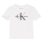 Baby Boys Beige & White Tracksuit 3-Piece Set, 8, hi-res